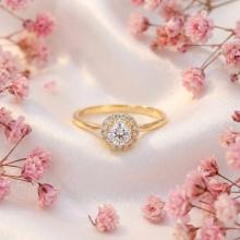 Дамски златен пръстен Слънце Дамски златен пръстен Слънце