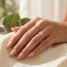 Дамски златен пръстен Слънце Дамски златен пръстен Слънце