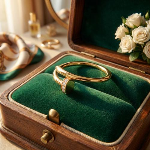 Дамски златен пръстен Пирон