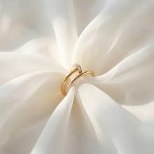 Дамски златен пръстен Пирон