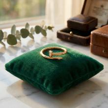 Дамски златен пръстен Пирон Дамски златен пръстен Пирон