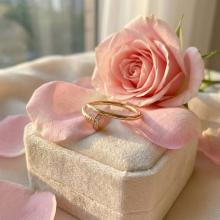 Дамски златен пръстен Пирон