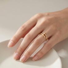 Дамски златен пръстен Пирон Дамски златен пръстен Пирон