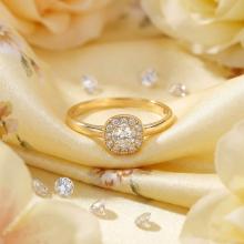 Дамски златен пръстен Идилия