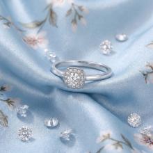 Дамски златен пръстен Идилия