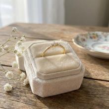 Диамантен годежен пръстен