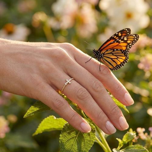 Диамантен годежен пръстен