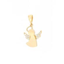 Златно ангелче с циркони Златно ангелче с циркони