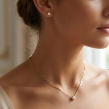 Златнен комплект Нежен Циркон Златнен комплект Нежен Циркон