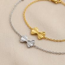 Сребърна гривна Farfalle