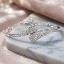 Сребърна гривна с кристали от Sw® SG408 Crystal Сребърна гривна с кристали от Sw® SG408 Crystal
