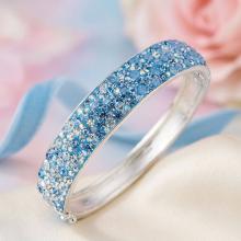 Сребърна Гривна С Кристали От Sw® SG417 Deep Blue Сребърна Гривна С Кристали От Sw® SG417 Deep Blue
