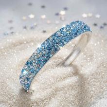 Сребърна Гривна С Кристали От Sw® SG417 Deep Blue Сребърна Гривна С Кристали От Sw® SG417 Deep Blue