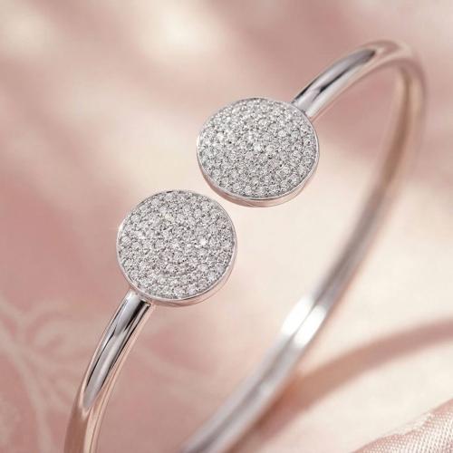 Сребърна гривна с кристали от Sw® SG424 Crystal
