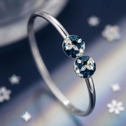 Сребърна Гривна С Кристали От Sw® SG424 Royal