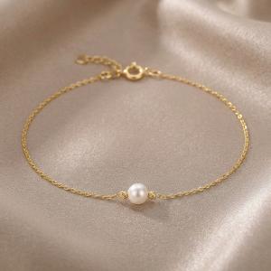 Златна гривна Fresh Pearl