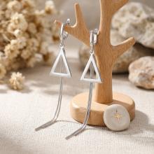 Сребърни обеци Геометрия Сребърни обеци Геометрия