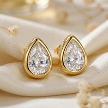 Сребърни обеци Crystal Drop Сребърни обеци Crystal Drop