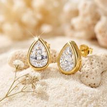Сребърни обеци Crystal Drop Сребърни обеци Crystal Drop
