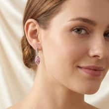 Сребърни обеци Призма Rose Shade Сребърни обеци Призма Rose Shade
