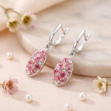 Сребърни обеци Призма Rose Shade Сребърни обеци Призма Rose Shade