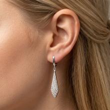 Сребърни обеци Lumira Crystal Сребърни обеци Lumira Crystal