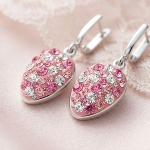Сребърни обеци Ismera Rose Shade