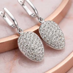 Сребърни обеци Ismera Crystal