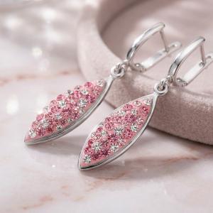 Сребърни обеци Althea Rose Shade