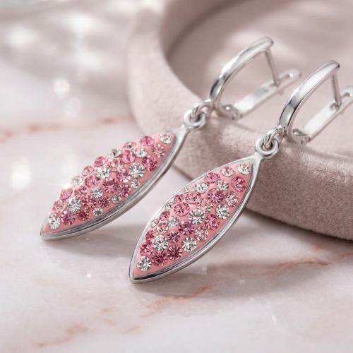 Сребърни обеци Althea Rose Shade