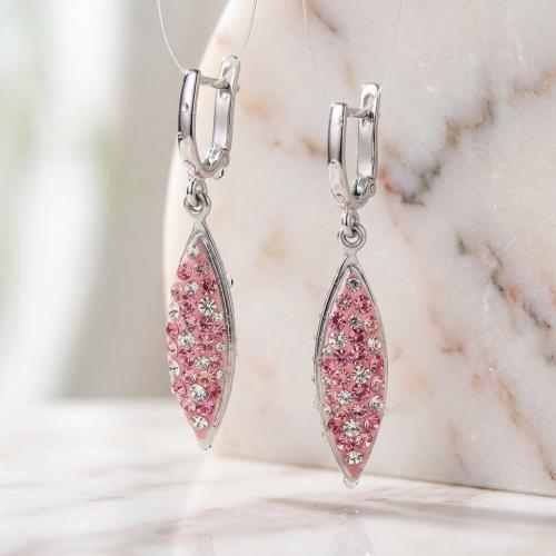 Сребърни обеци Althea Rose Shade