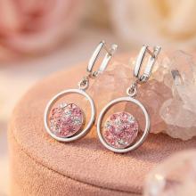 Сребърни обеци Aurelia Rose Shade Сребърни обеци Aurelia Rose Shade