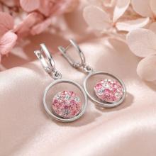 Сребърни обеци Aurelia Rose Shade Сребърни обеци Aurelia Rose Shade