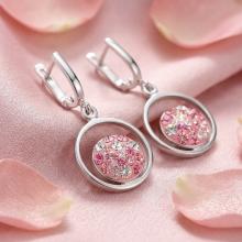 Сребърни обеци Aurelia Rose Shade Сребърни обеци Aurelia Rose Shade