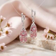 Сребърни обеци Elaris Rose Shade Сребърни обеци Elaris Rose Shade