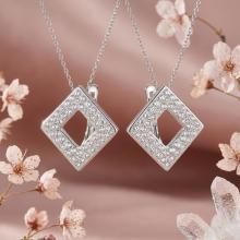 Сребърни обеци Avelis Crystal Сребърни обеци Avelis Crystal