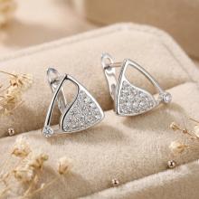 Сребърни обеци Kaelis Crystal Сребърни обеци Kaelis Crystal