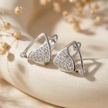 Сребърни обеци Kaelis Crystal Сребърни обеци Kaelis Crystal
