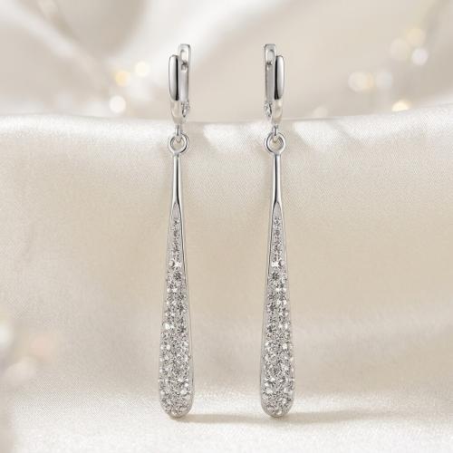 Сребърни обеци Alira Crystal