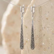 Сребърни обеци Alira Black Diamond Сребърни обеци Alira Black Diamond