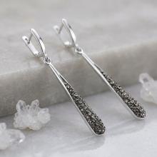 Сребърни обеци Alira Black Diamond Сребърни обеци Alira Black Diamond