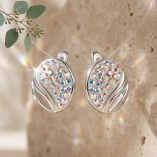 Сребърни обеци Valeria AB Crystal Сребърни обеци Valeria AB Crystal