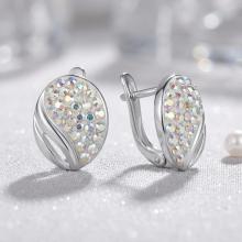 Сребърни обеци Valeria AB Crystal Сребърни обеци Valeria AB Crystal