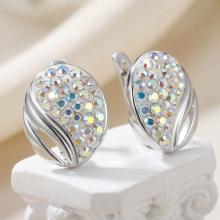 Сребърни обеци Valeria AB Crystal Сребърни обеци Valeria AB Crystal