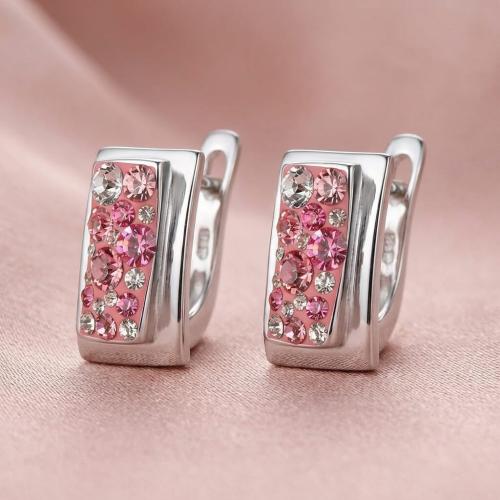 Сребърни обеци Mirea Rose Shade