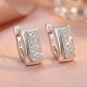 Сребърни обеци Mirea Crystal