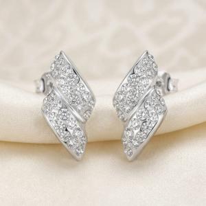 Сребърни обеци Serina Crystal