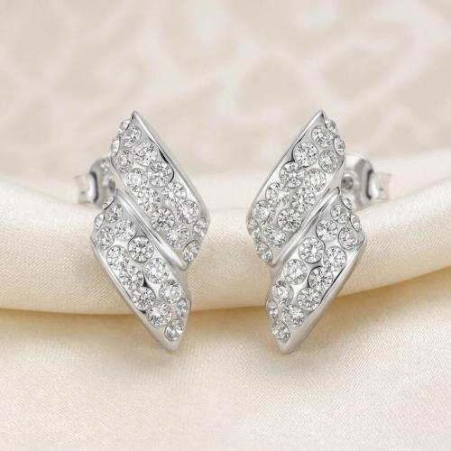 Сребърни обеци Serina Crystal