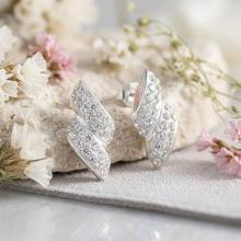 Сребърни обеци Serina Crystal Сребърни обеци Serina Crystal