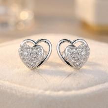 Сребърни обеци Amora Crystal Сребърни обеци Amora Crystal